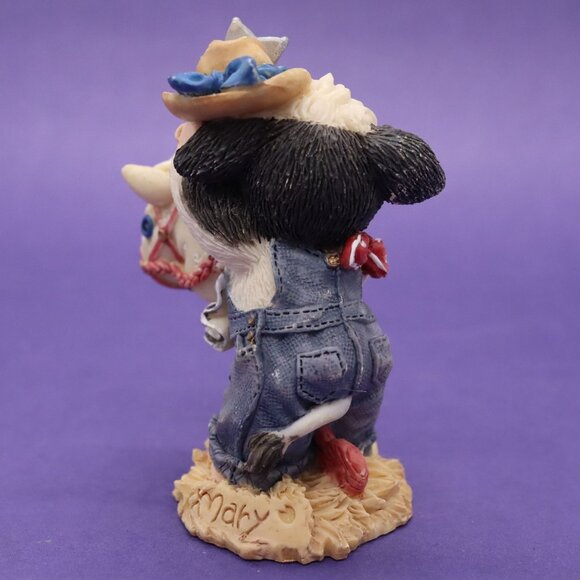 Mary’s Moo Moos Age 5 Cow Figurine Cake Topper Yippee Yi Yea I'm Five Today - Picture 2 of 3